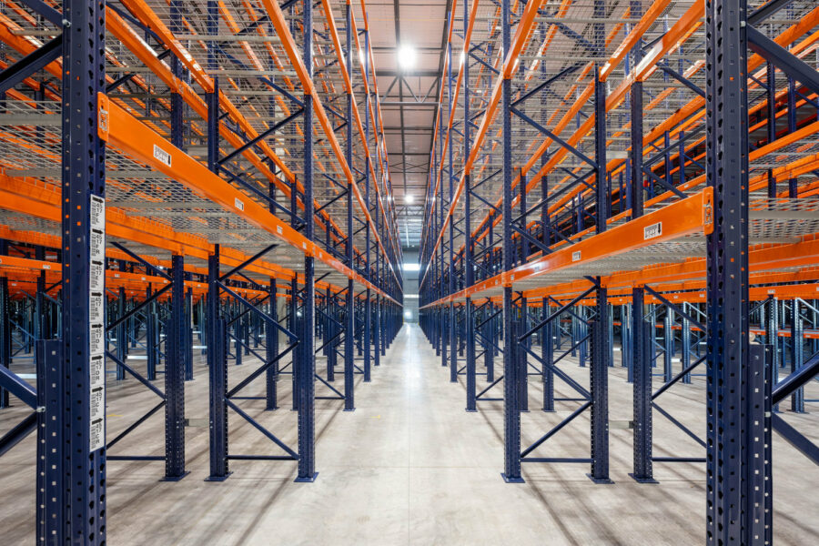 Industrial tenant improvement project by Nova Construction Management, optimizing space for logistics in Florida