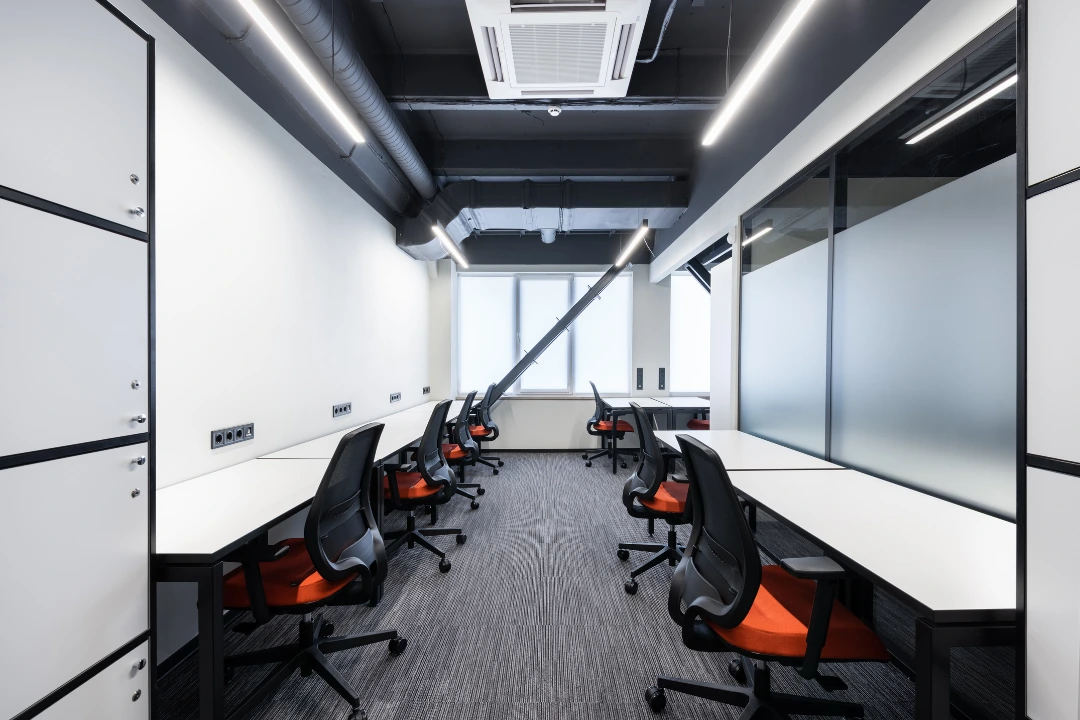 Newly completed commercial office space interior, reflecting quality and ready for tenant occupancy