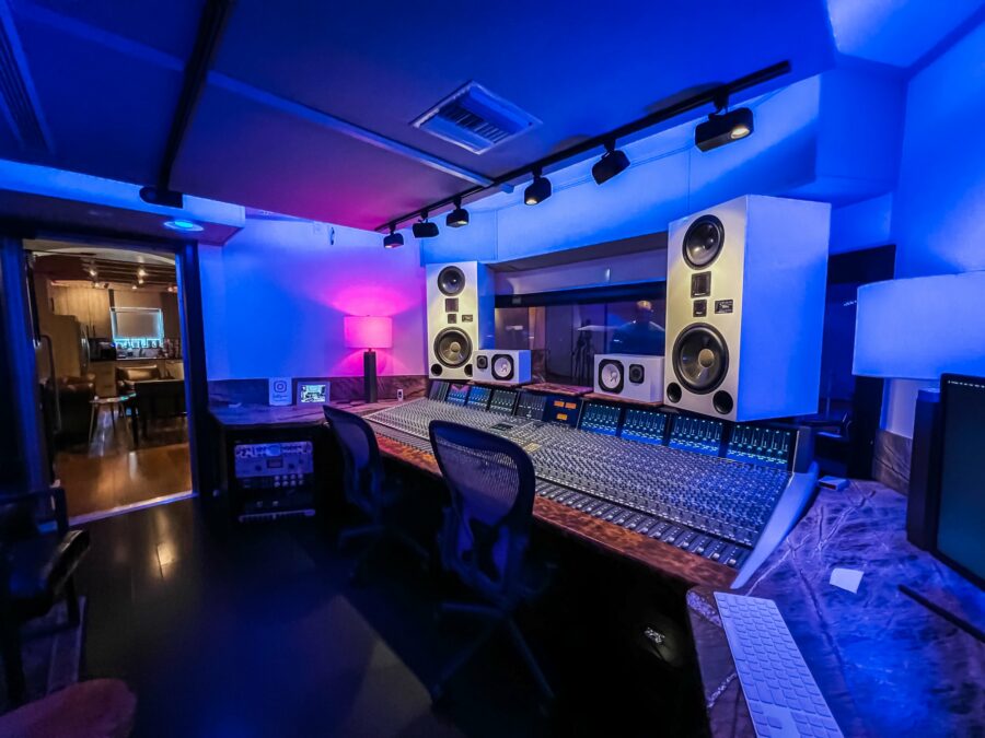 Nova Construction Management music studio interior renovation